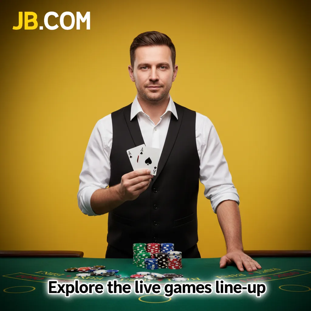 Explore JB's live games: 200+ tables across roulette, baccarat, blackjack, poker, TV game shows, sic bo, and dice.