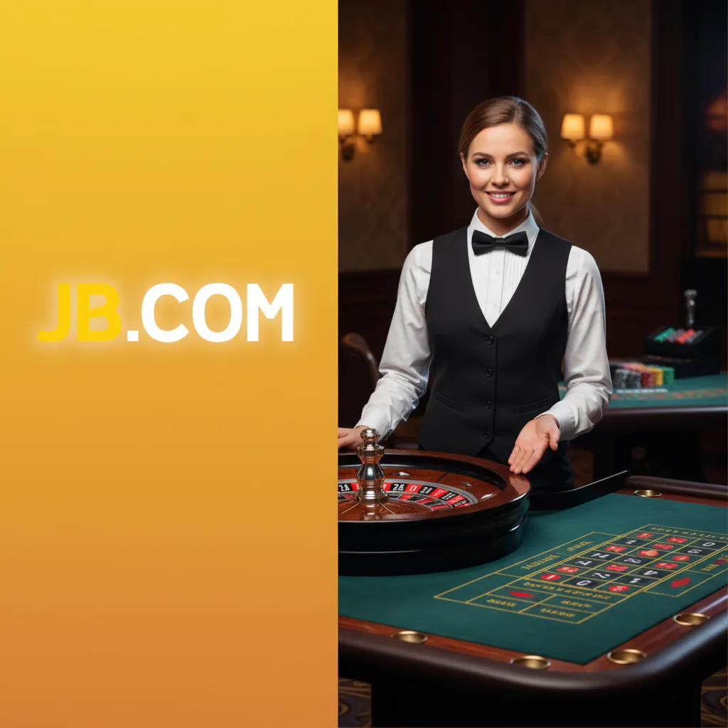 JB live dealer studio streaming roulette, blackjack, baccarat, game shows, and Casino Hold'em with social chat.